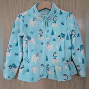 Gymboree Blue Polar Bear Fleece Pullover